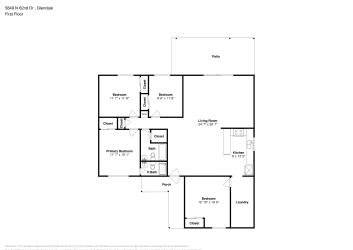 Floor plan 1 for 5849 N 62nd Dr