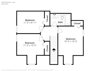 Floor plan 2 for 5855 Wrenwater Dr