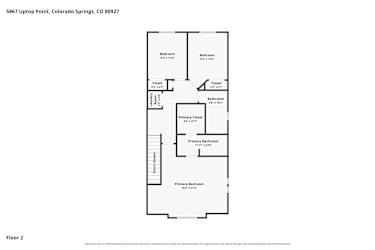 Floor plan 2 for 5867 Uptop Point