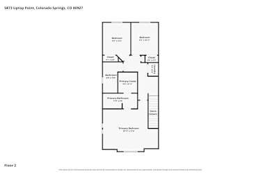 Floor plan 2 for 5873 Uptop Point
