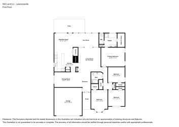 Floor plan 1 for 590 Lendl Ln