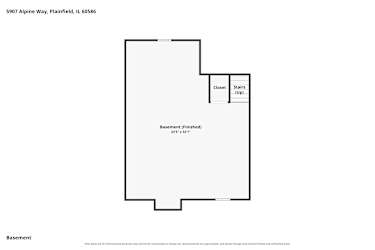 Floor plan 3 for 5907 Alpine Way