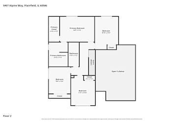 Floor plan 2 for 5907 Alpine Way