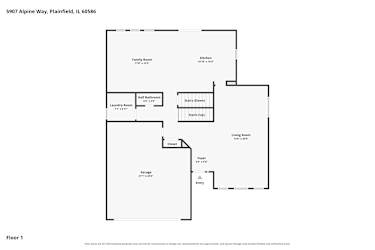 Floor plan 1 for 5907 Alpine Way