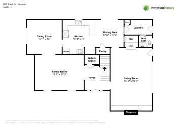 Floor plan 1 for 5910 Theall Rd