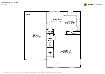 Floor plan 1 for 5942 Laurenfield Dr