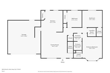 Floor plan 1 for 5965 W Brud Dr