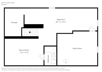 Floor plan 1 for 600 57th Ave NE