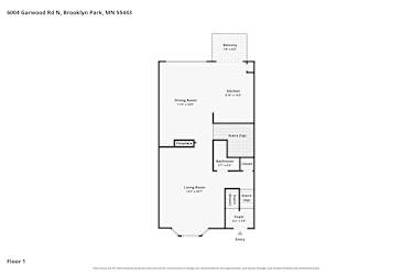 Floor plan 2 for 6004 Garwood Rd N