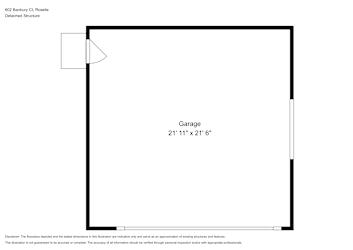 Floor plan 1 for 602 Banbury Ct