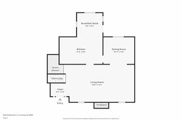 Floor plan 1 for 6020 Rolling Oaks Ln