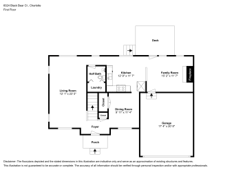 Floor plan 1 for 6024 Black Bear Ct