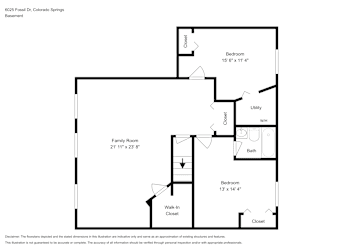 Floor plan 1 for 6025 Fossil Dr