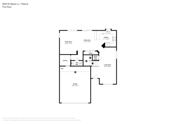 Floor plan 1 for 6025 W Odeum Ln