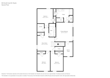 Floor plan 2 for 603 Sunlit Coral St