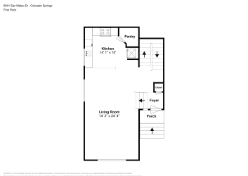 Floor plan 2 for 6041 San Mateo Dr