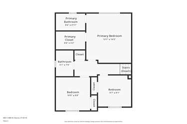 Floor plan 3 for 6061 S 4880 W