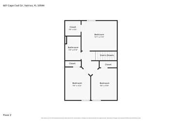 Floor plan 2 for 607 Cape Cod Cir