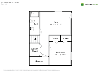 Floor plan 3 for 608 Fountain Mesa Rd