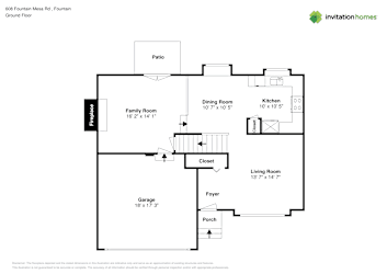 Floor plan 1 for 608 Fountain Mesa Rd