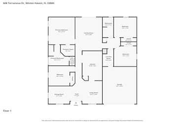 Floor plan 1 for 608 Terranova Dr