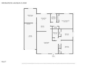 Floor plan 1 for 6098 Westfall Rd