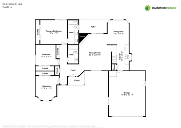 Floor plan 1 for 61 Sunshine Dr