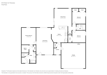 Floor plan 1 for 610 Fisher Ct
