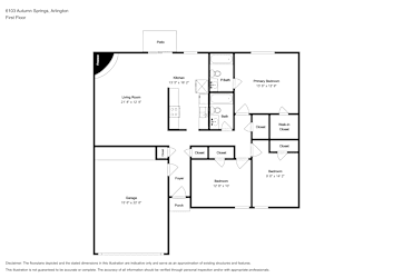 Floor plan 1 for 6103 Autumn Springs