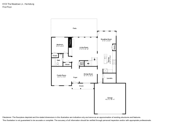 Floor plan 1 for 6103 The Meadows Ln