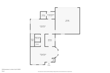 Floor plan 1 for 6104 Eisenhower Ln