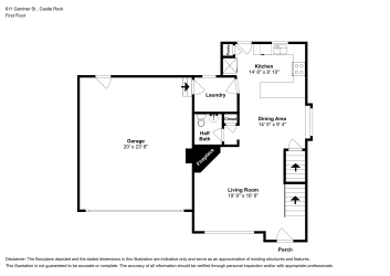 Floor plan 2 for 611 Gardner St