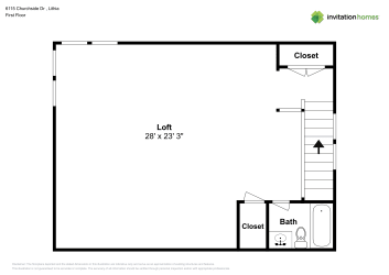 Floor plan 2 for 6115 Churchside Dr