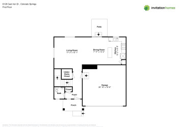 Floor plan 1 for 6128 Cast Iron Dr