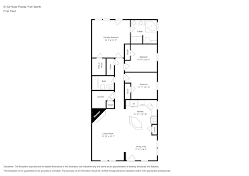 Floor plan 1 for 6133 River Pointe
