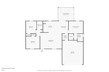 Floor plan 1 for 6134 Dees Rd