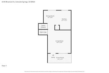 Floor plan 2 for 6139 Miramont St