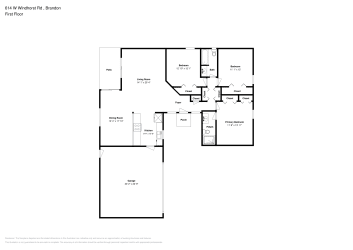 Floor plan 1 for 614 W Windhorst Rd