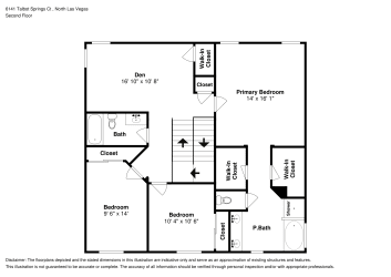 Floor plan 2 for 6141 Talbot Springs Ct