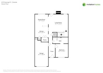Floor plan 1 for 619 Finborough Ct