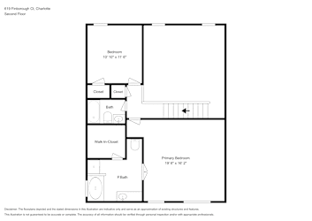 Floor plan 2 for 619 Finborough Ct