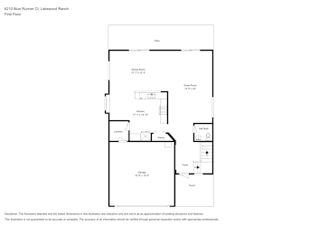 Floor plan 1 for 6210 Blue Runner Ct