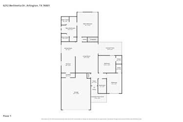 Floor plan 1 for 6212 Berlinetta Dr