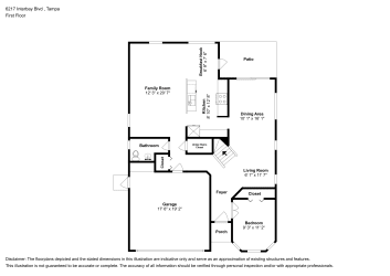 Floor plan 1 for 6217 Interbay Blvd