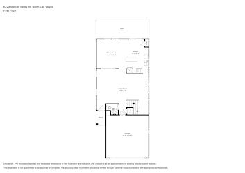 Floor plan 1 for 6229 Mercer Valley St