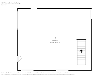 Floor plan 1 for 624 Princess Cir