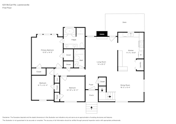Floor plan 2 for 625 McCart Rd