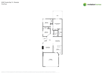 Floor plan 1 for 6258 Thunder Bay Trl