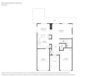 Floor plan 1 for 6278 Castle Kennedy St
