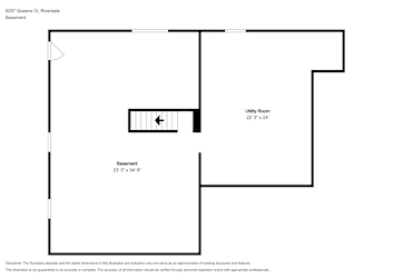 Floor plan 1 for 6297 Queens Ct